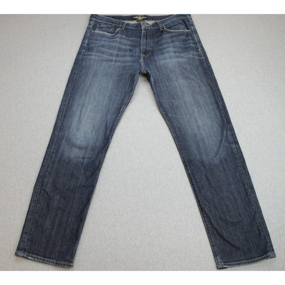 Lucky Brand Other - Lucky Brand Jeans Men Size 38 X 34 Blue 329 Classic Straight Fit Stretch